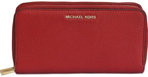 michael michael kors women's double zip wristlet|Michael Kors double zip wallet.